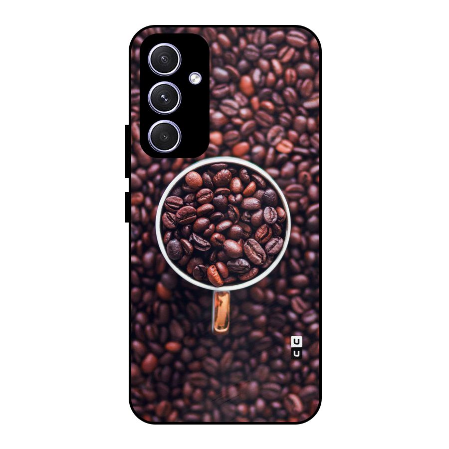 Focus Coffee Beans Metal Back Case for Galaxy A54