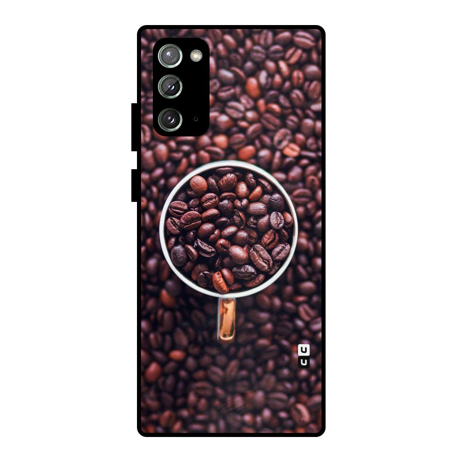 Focus Coffee Beans Metal Back Case for Galaxy Note 20