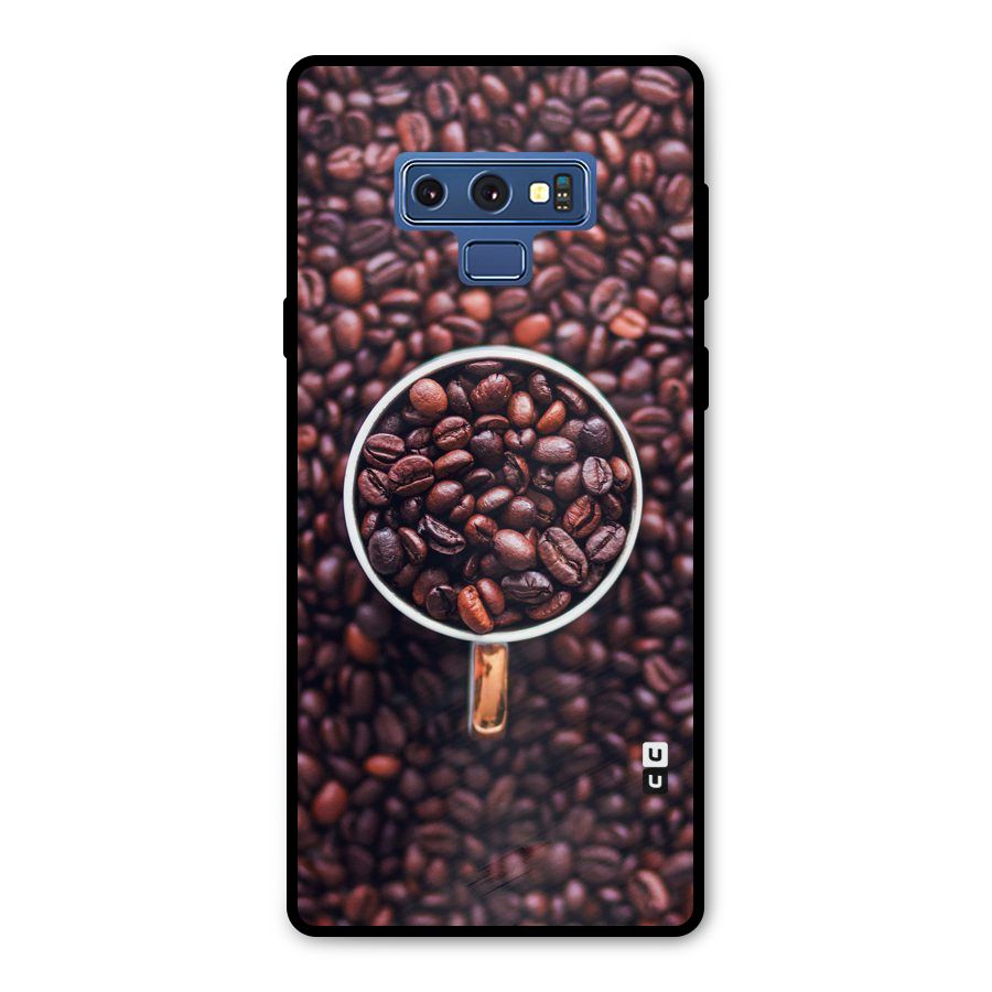 Focus Coffee Beans Metal Back Case for Galaxy Note 9