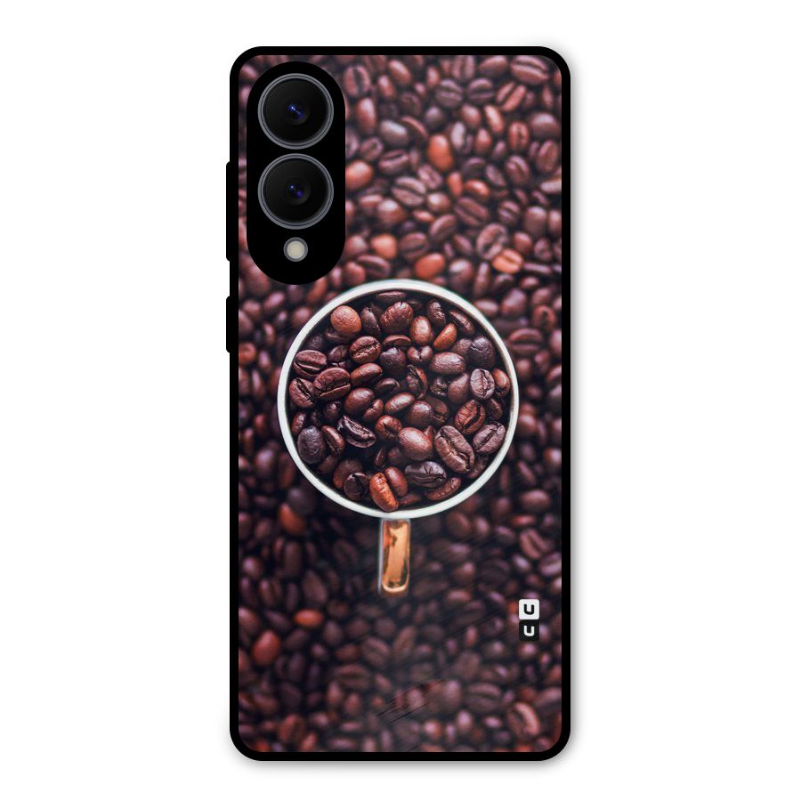 Focus Coffee Beans Metal Back Case for Galaxy S25 Edge