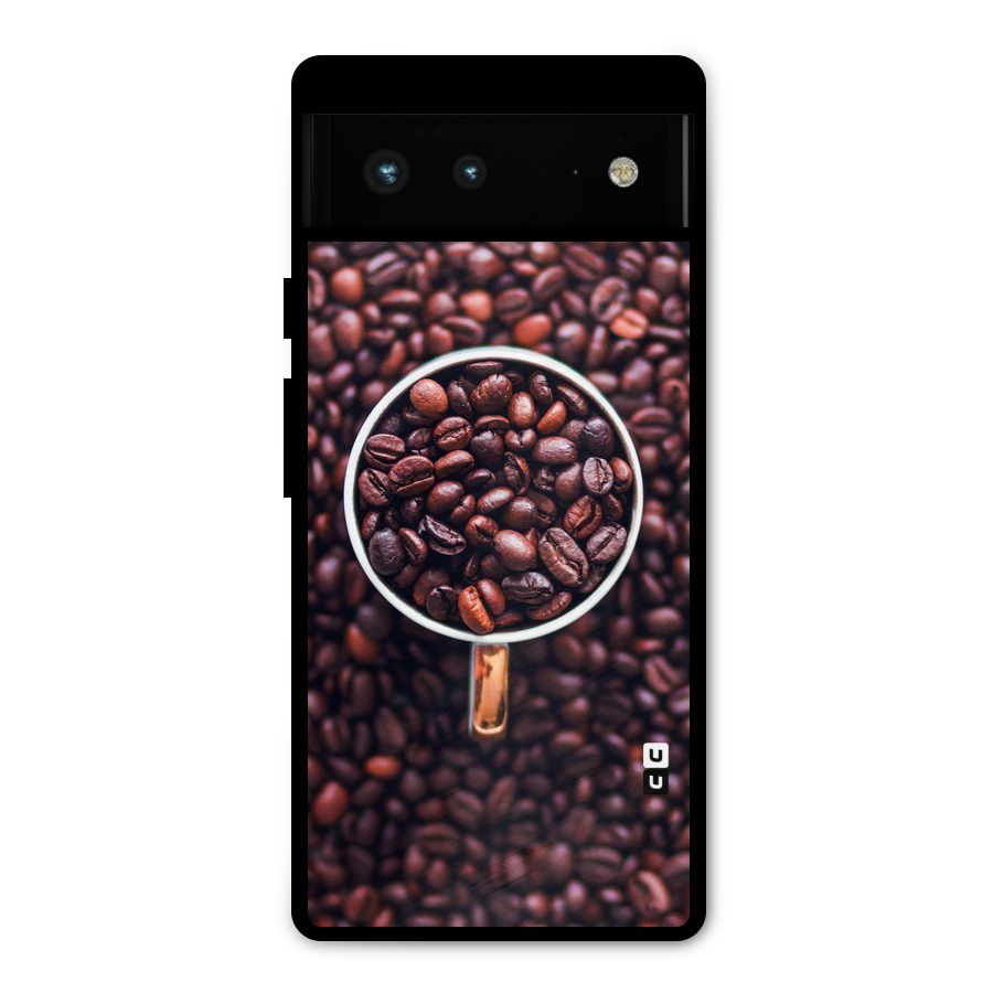 Focus Coffee Beans Metal Back Case for Google Pixel 6
