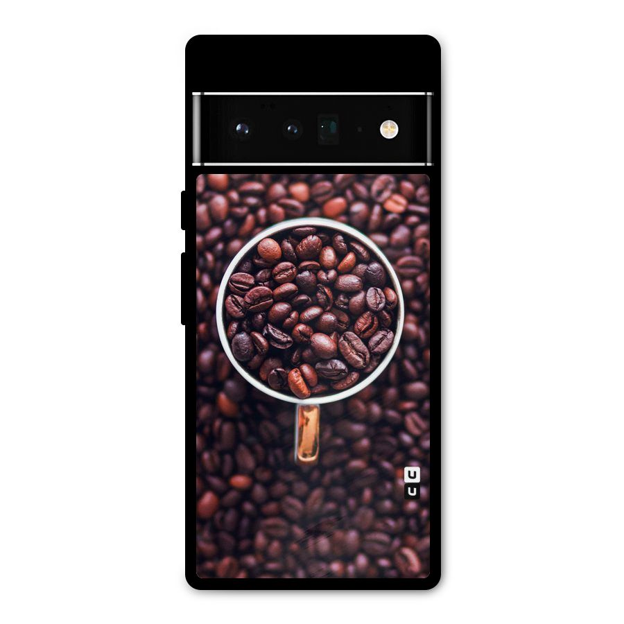 Focus Coffee Beans Metal Back Case for Google Pixel 6 Pro