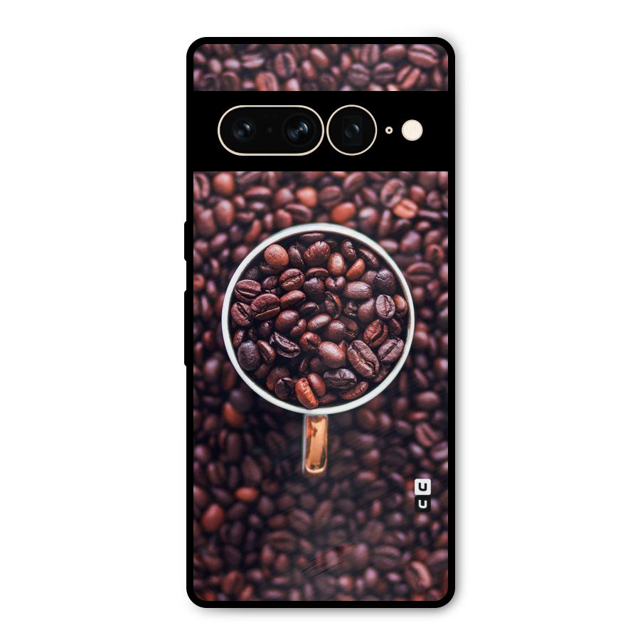 Focus Coffee Beans Metal Back Case for Google Pixel 7 Pro