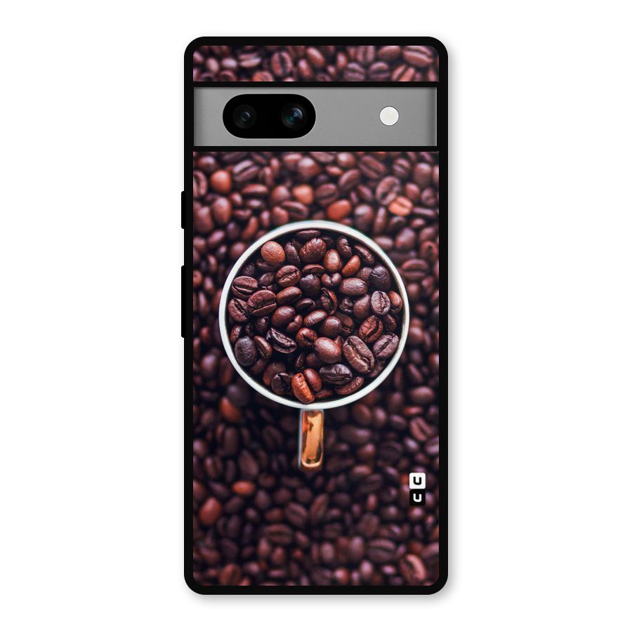 Focus Coffee Beans Metal Back Case for Google Pixel 7a