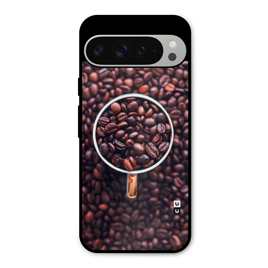 Focus Coffee Beans Metal Back Case for Google Pixel 9 Pro XL