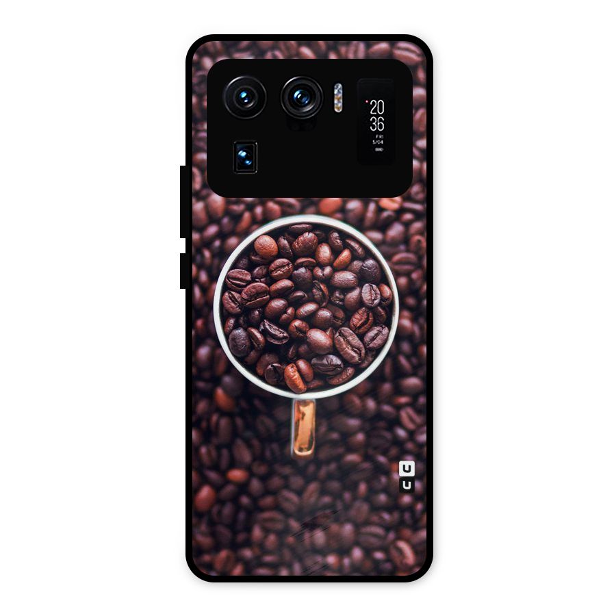 Focus Coffee Beans Metal Back Case for Mi 11 Ultra