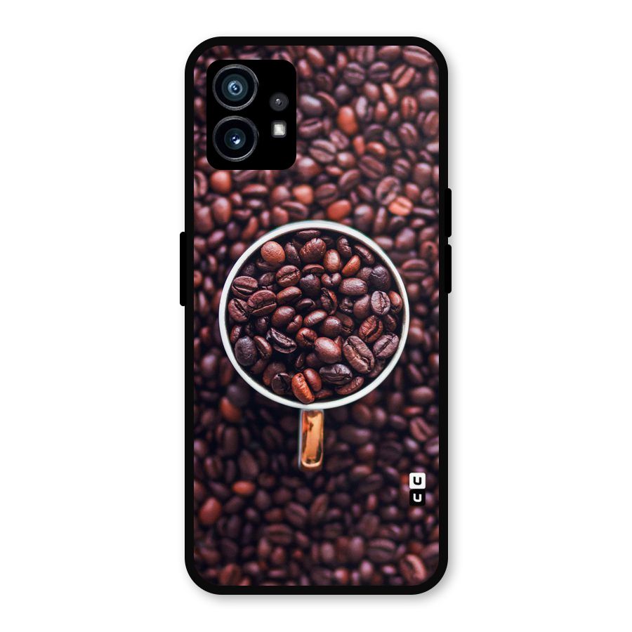 Focus Coffee Beans Metal Back Case for Nothing Phone 1