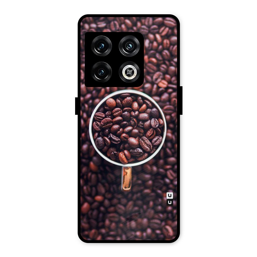 Focus Coffee Beans Metal Back Case for OnePlus 10 Pro 5G
