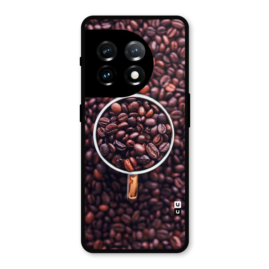 Focus Coffee Beans Metal Back Case for OnePlus 11