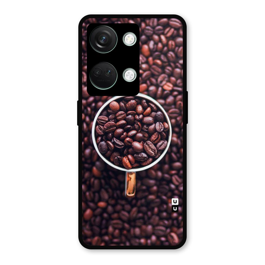Focus Coffee Beans Metal Back Case for OnePlus Nord 3