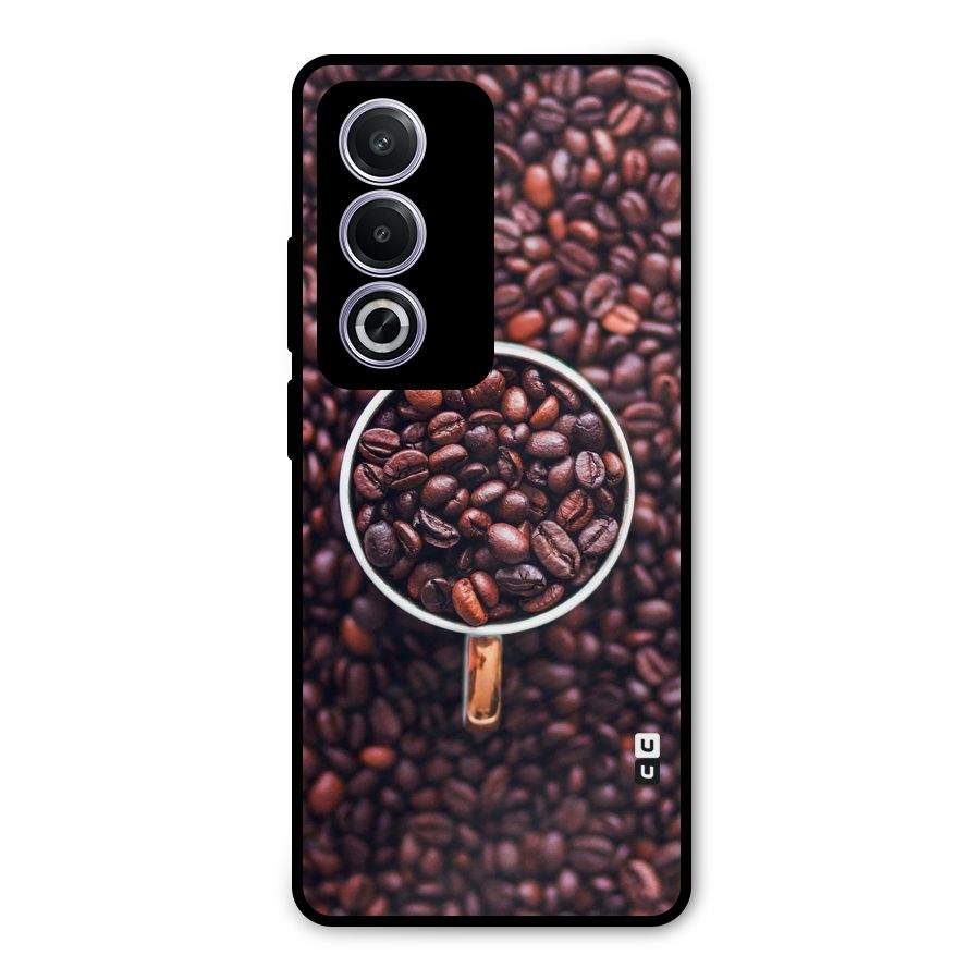 Focus Coffee Beans Metal Back Case for Oppo K12x
