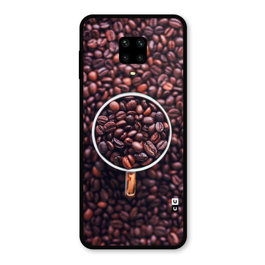 Focus Coffee Beans Metal Back Case for Poco M2 Pro