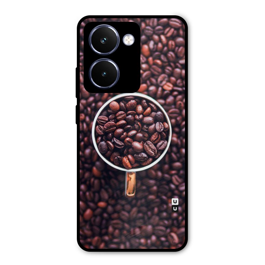 Focus Coffee Beans Metal Back Case for Realme P3 Ultra