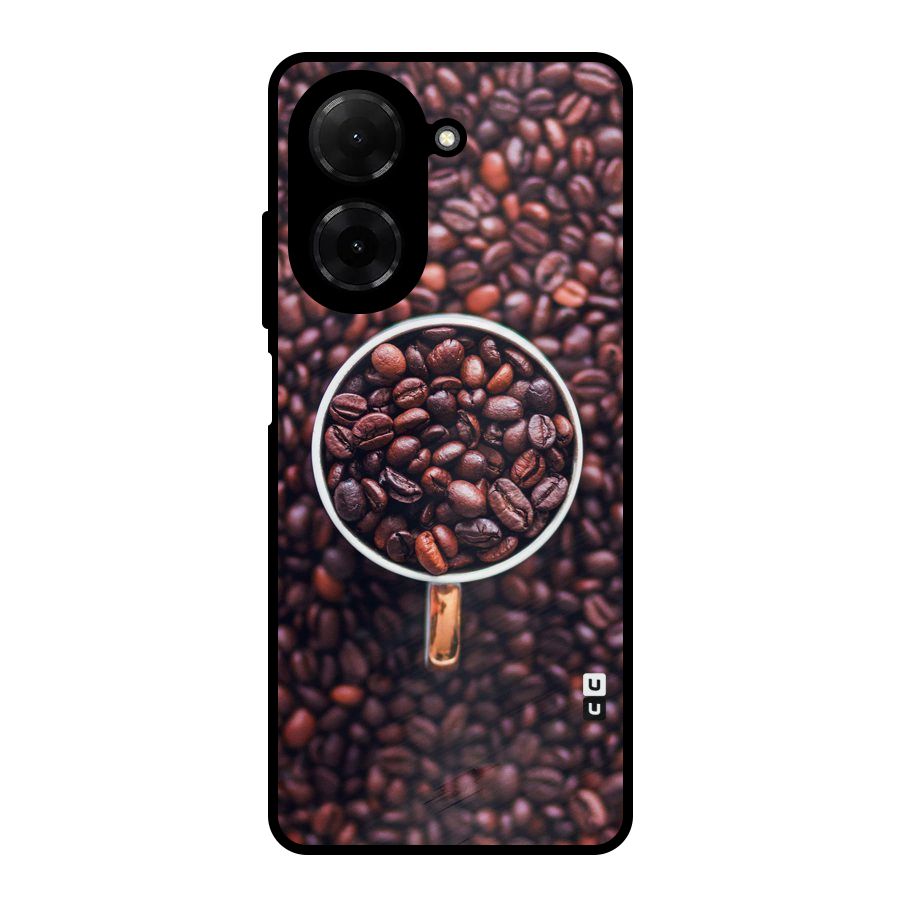 Focus Coffee Beans Metal Back Case for Redmi A5 4G