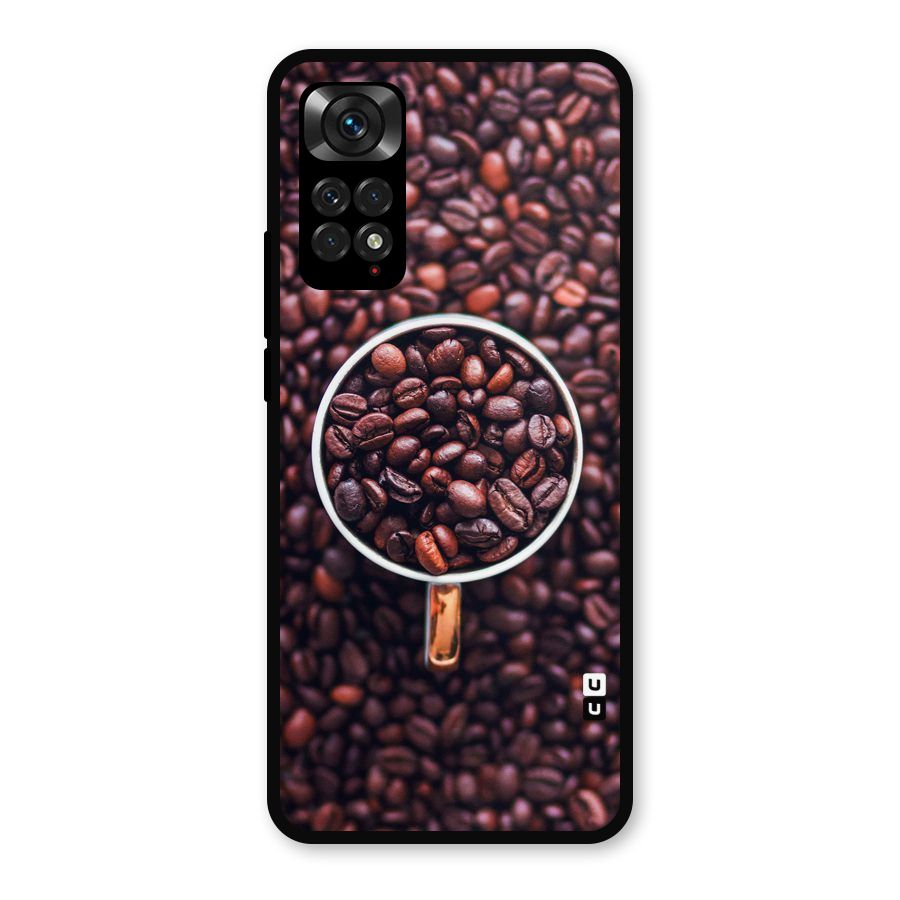 Focus Coffee Beans Metal Back Case for Redmi Note 11
