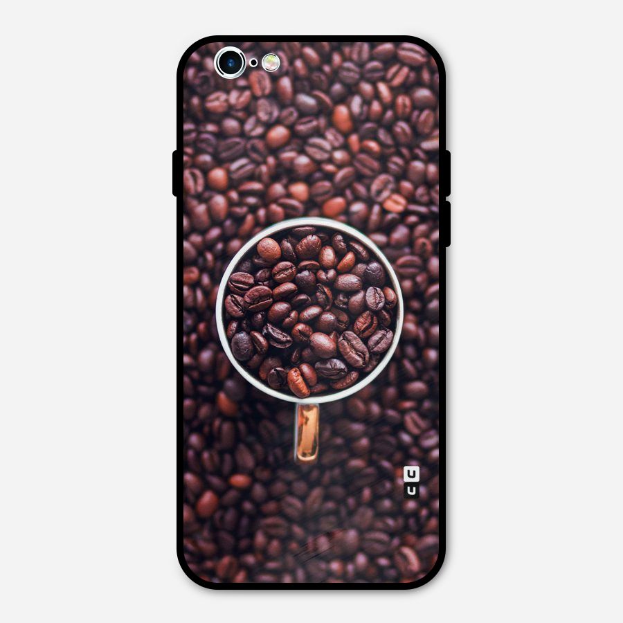 Focus Coffee Beans Metal Back Case for iPhone 6 6s