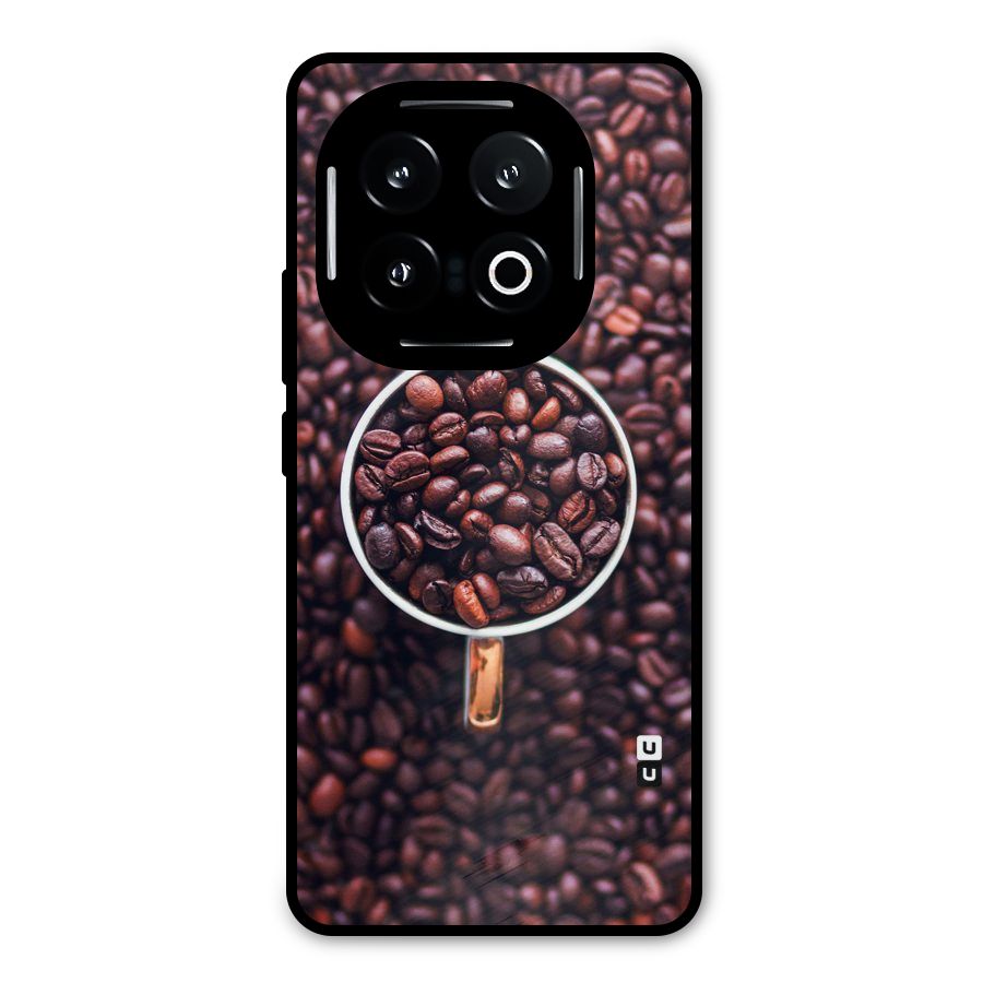 Focus Coffee Beans Metal Back Case for iQOO 13