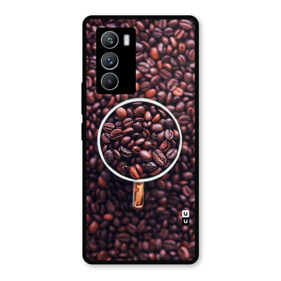 Focus Coffee Beans Metal Back Case for iQOO 9 SE