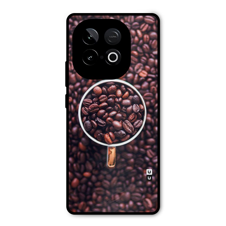 Focus Coffee Beans Metal Back Case for iQOO Neo 10