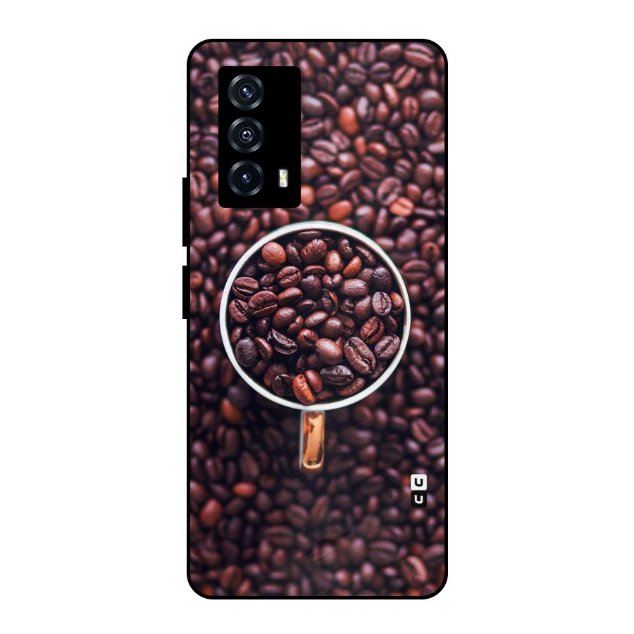 Focus Coffee Beans Metal Back Case for iQOO Z5