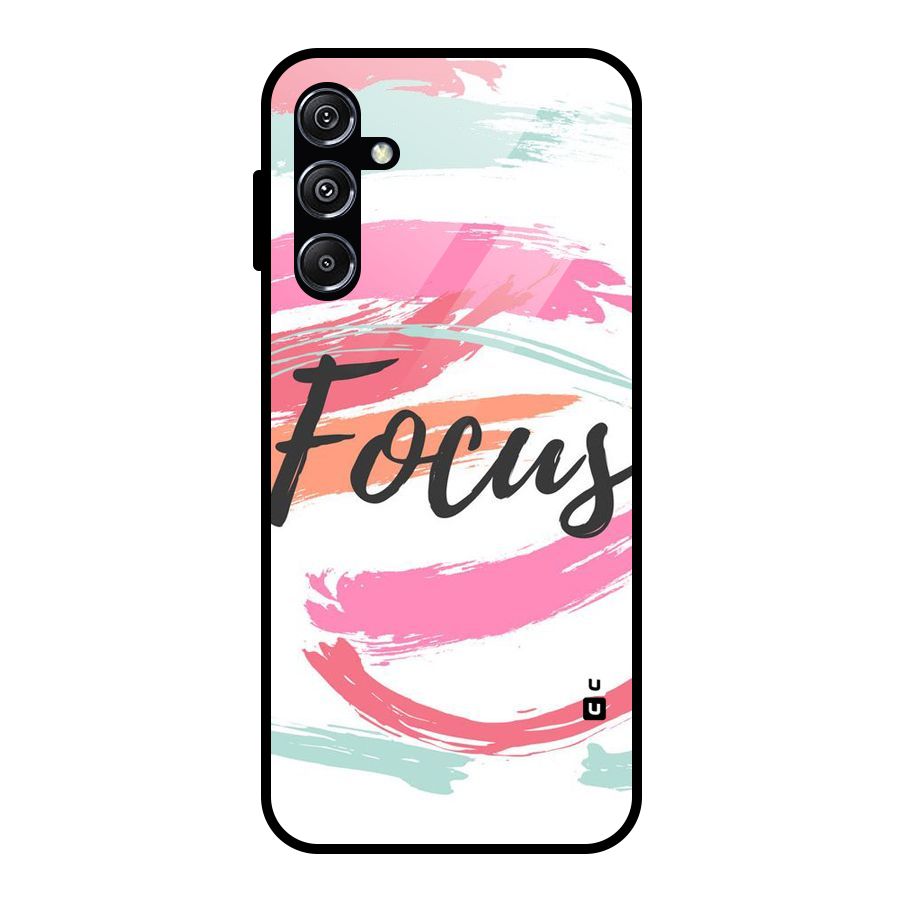 Focus Colours Glass Back Case for Galaxy M34 5G