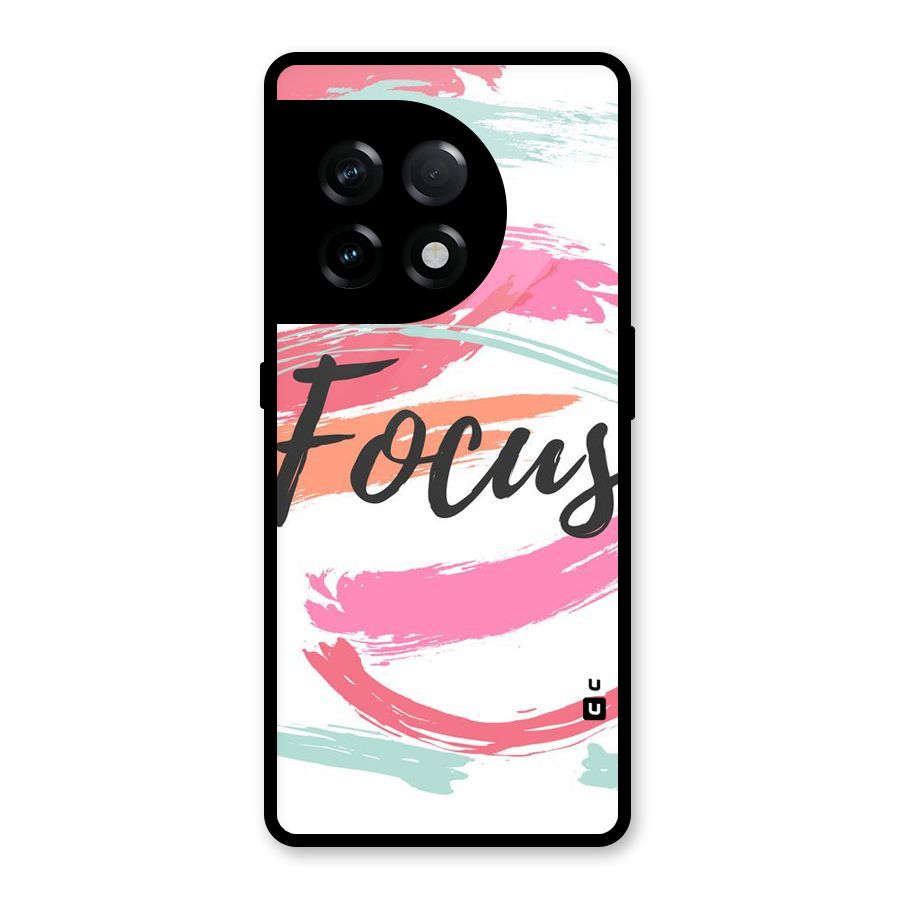 Focus Colours Glass Back Case for OnePlus 11R
