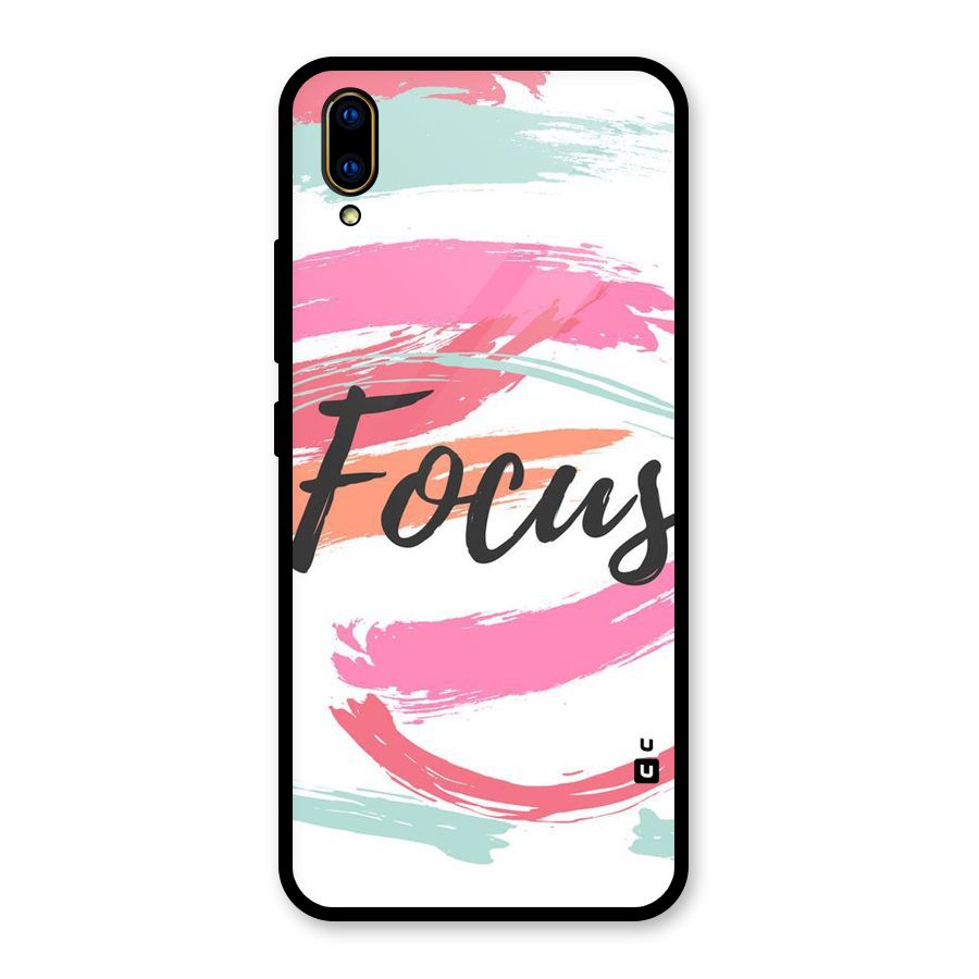 Focus Colours Glass Back Case for Vivo V11 Pro