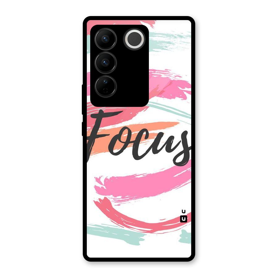 Focus Colours Glass Back Case for Vivo V27