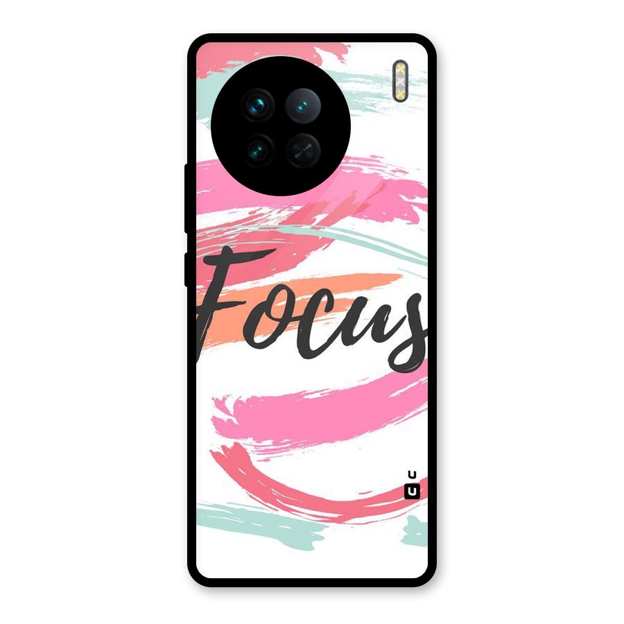 Focus Colours Glass Back Case for Vivo X90
