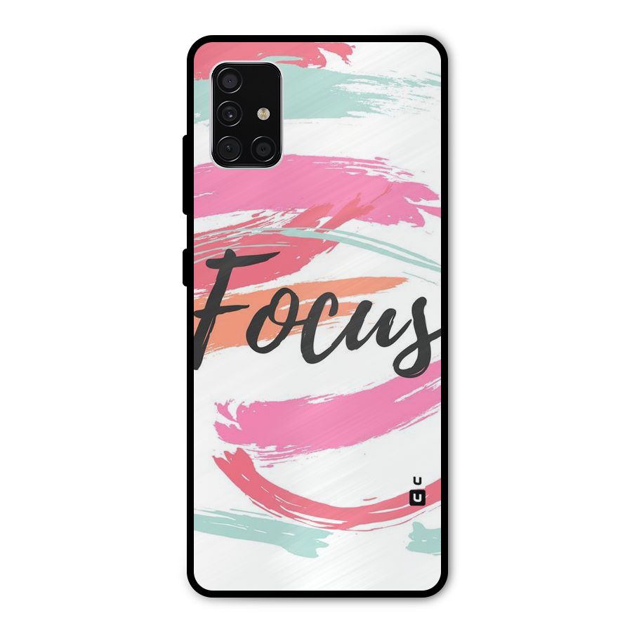 Focus Colours Metal Back Case for Galaxy A51