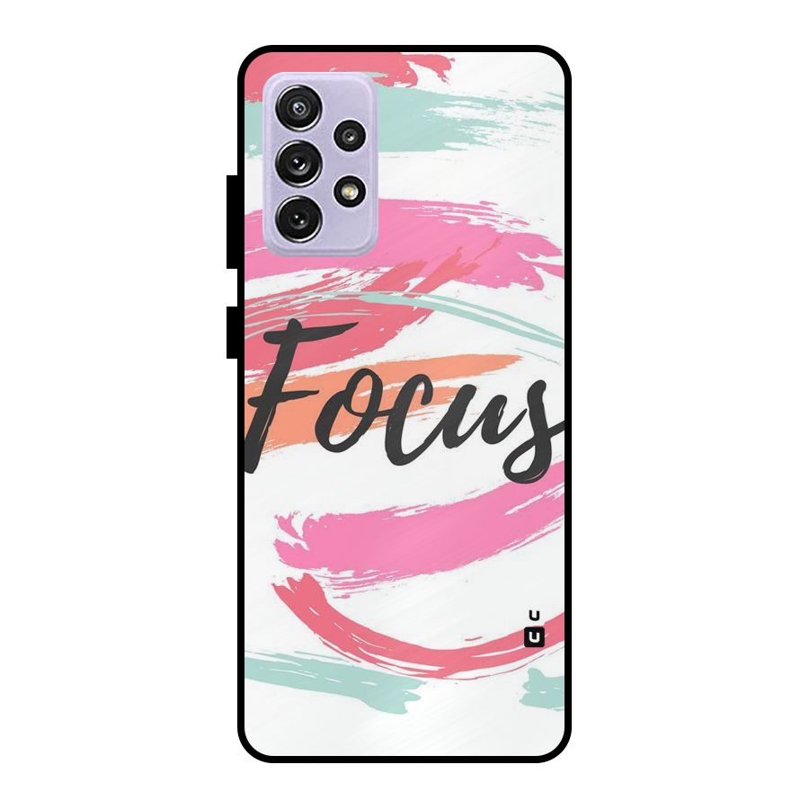 Focus Colours Metal Back Case for Galaxy A72