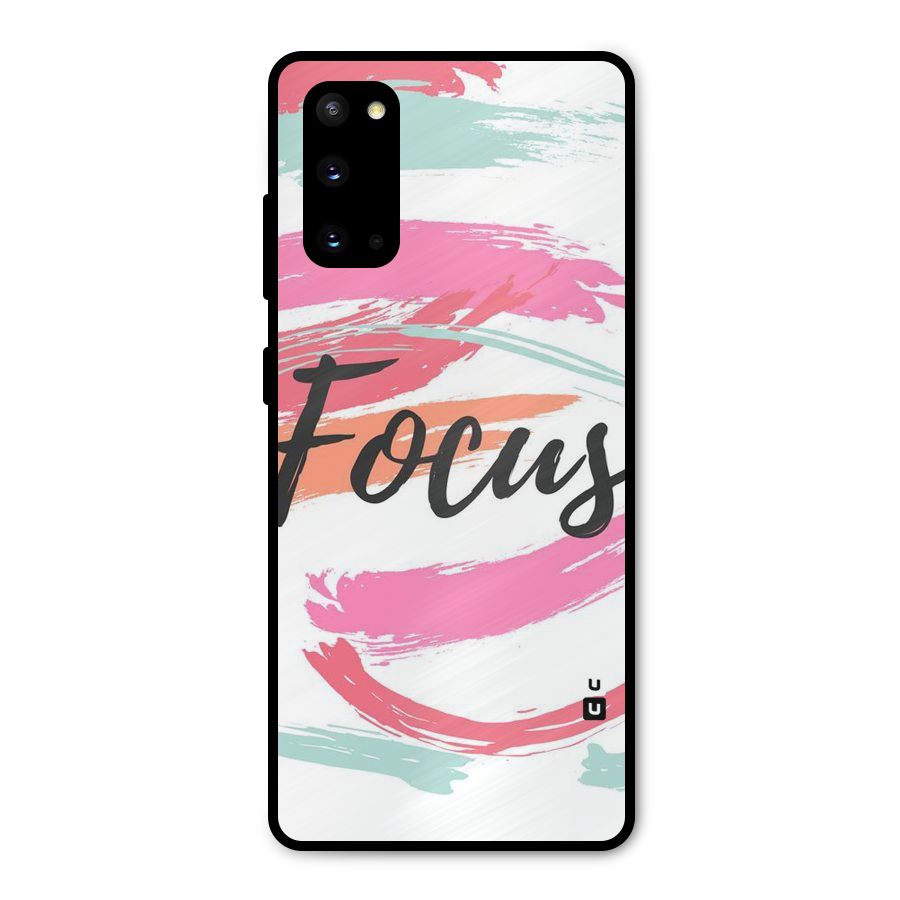 Focus Colours Metal Back Case for Galaxy S20