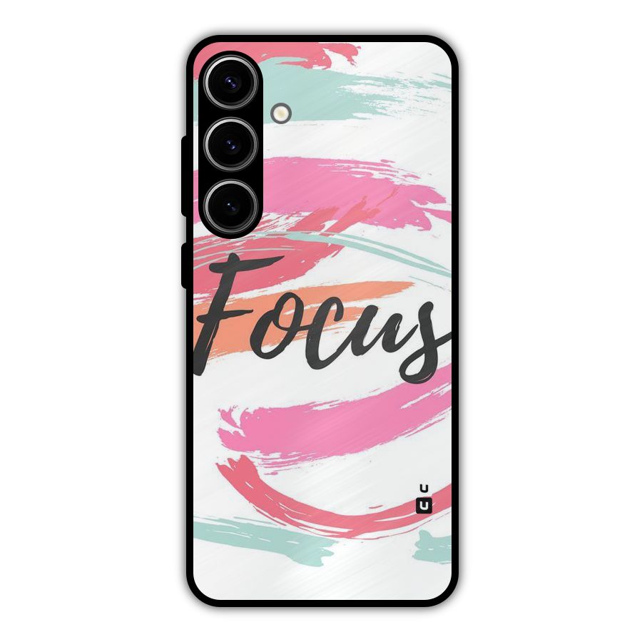 Focus Colours Metal Back Case for Galaxy S24 Plus