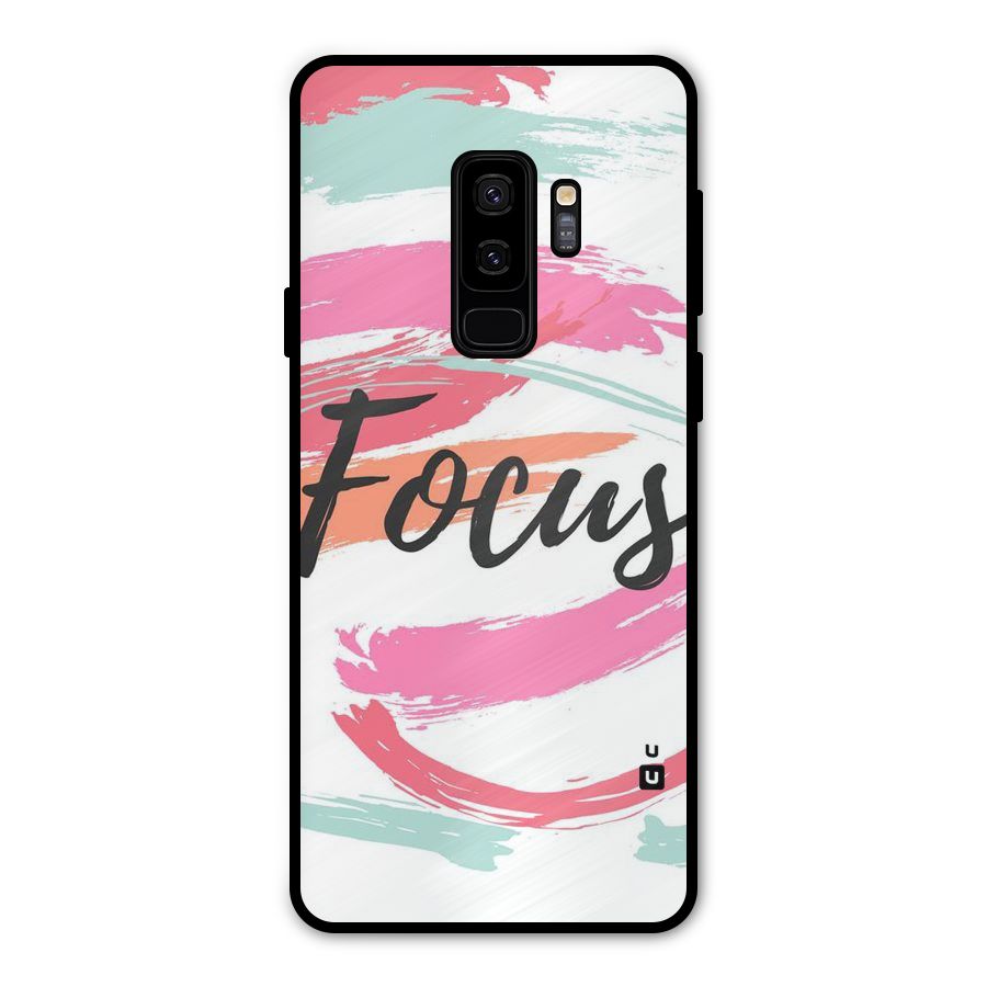 Focus Colours Metal Back Case for Galaxy S9 Plus