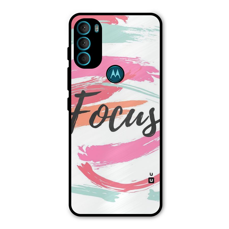 Focus Colours Metal Back Case for Moto G71 5G