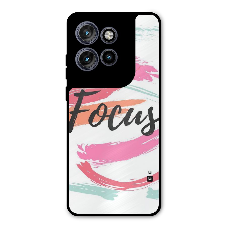 Focus Colours Metal Back Case for Motorola Edge 50 Neo