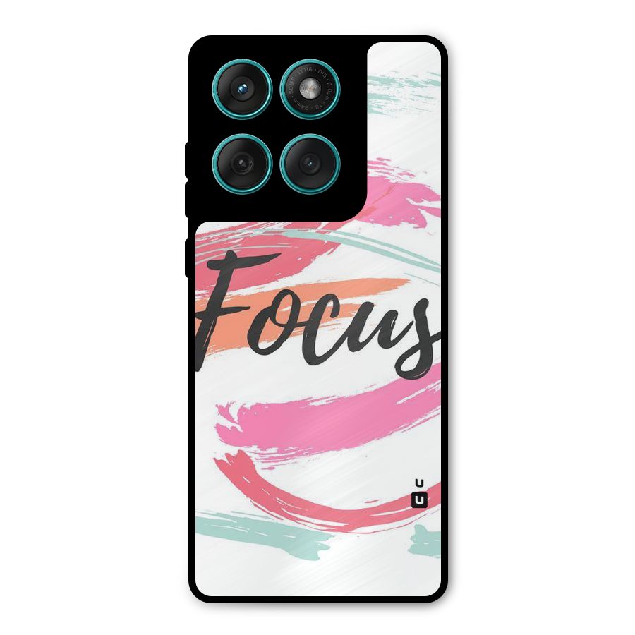 Focus Colours Metal Back Case for Motorola Edge 60
