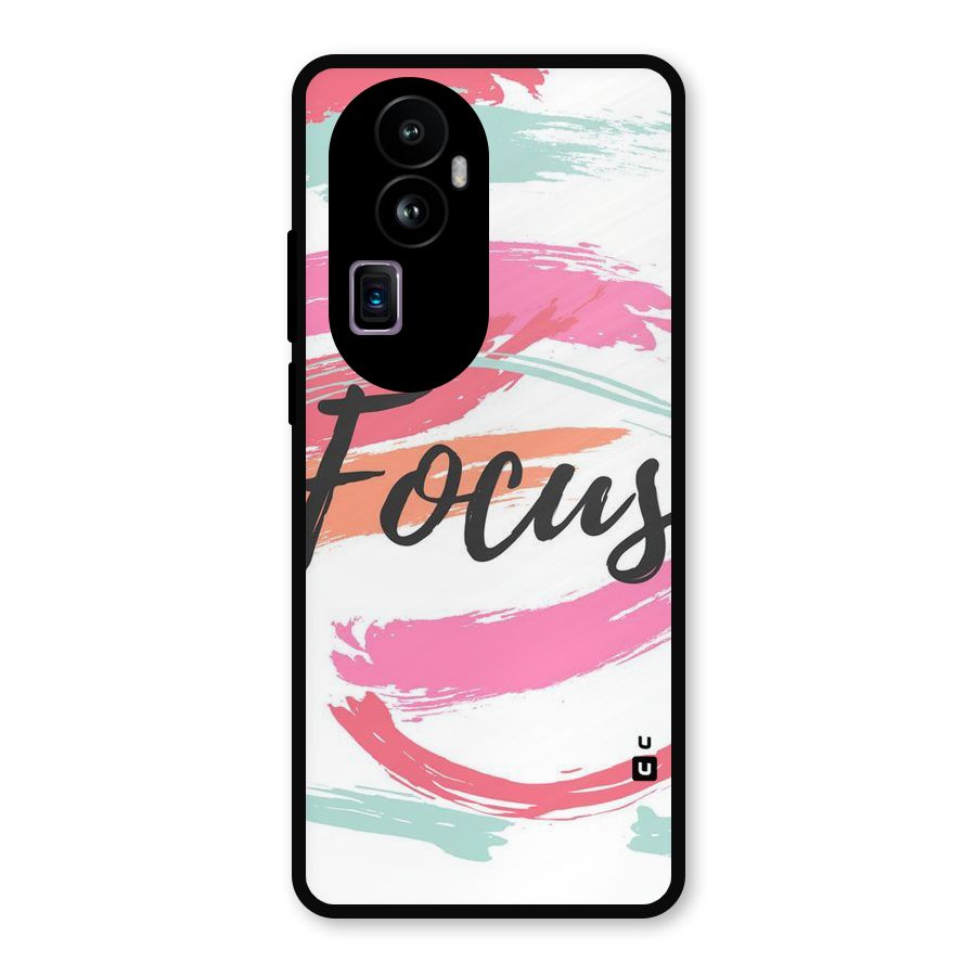 Focus Colours Metal Back Case for Oppo Reno10 Pro Plus