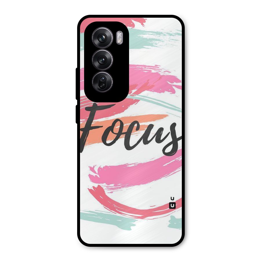 Focus Colours Metal Back Case for Oppo Reno12 Pro