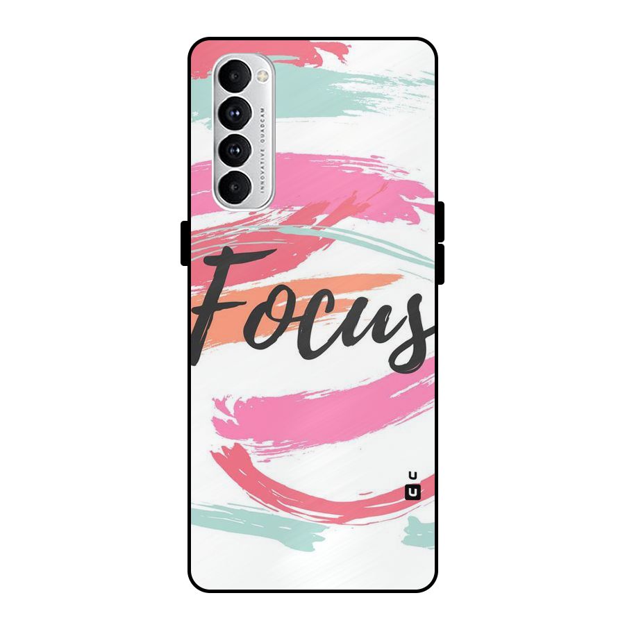 Focus Colours Metal Back Case for Oppo Reno4 Pro