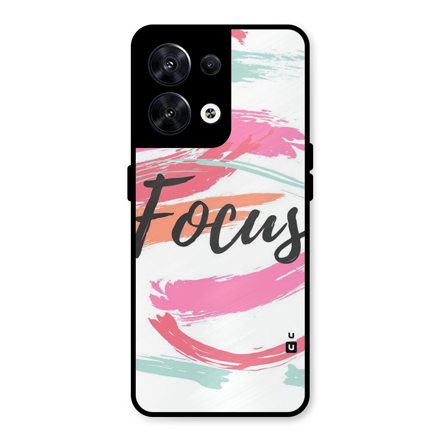 Focus Colours Metal Back Case for Oppo Reno8 5G