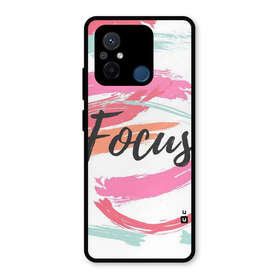 Focus Colours Metal Back Case for Poco C55