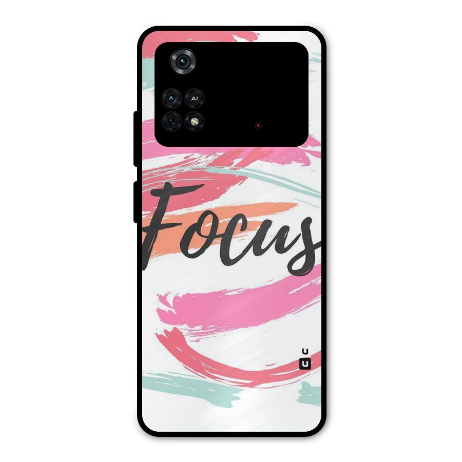 Focus Colours Metal Back Case for Poco M4 Pro 4G