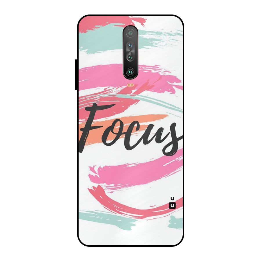 Focus Colours Metal Back Case for Poco X2
