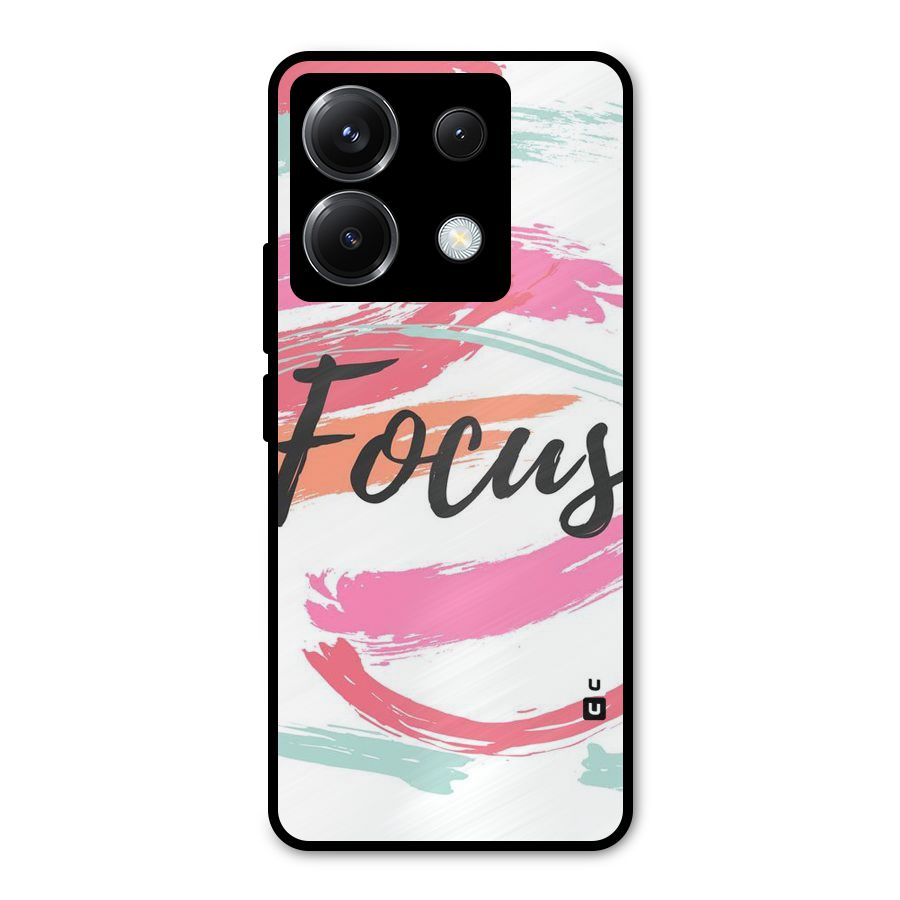 Focus Colours Metal Back Case for Poco X6