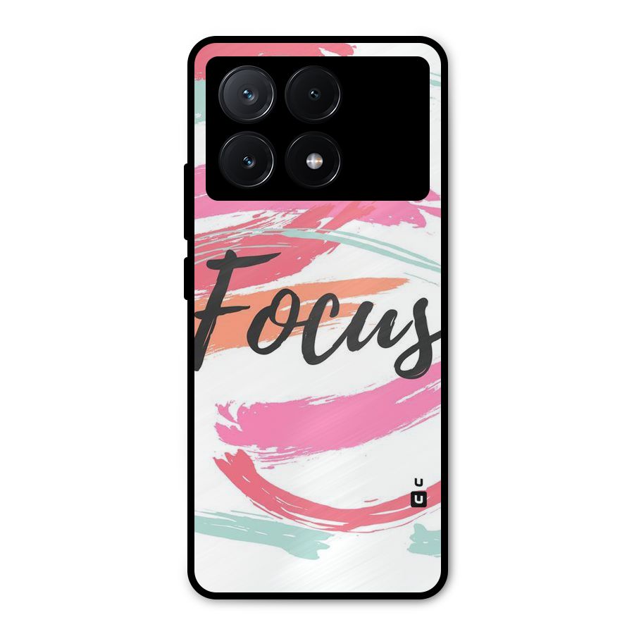 Focus Colours Metal Back Case for Poco X6 Pro