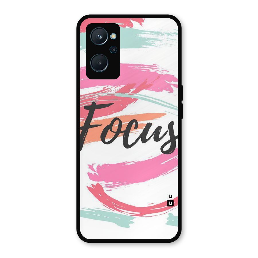 Focus Colours Metal Back Case for Realme 9i