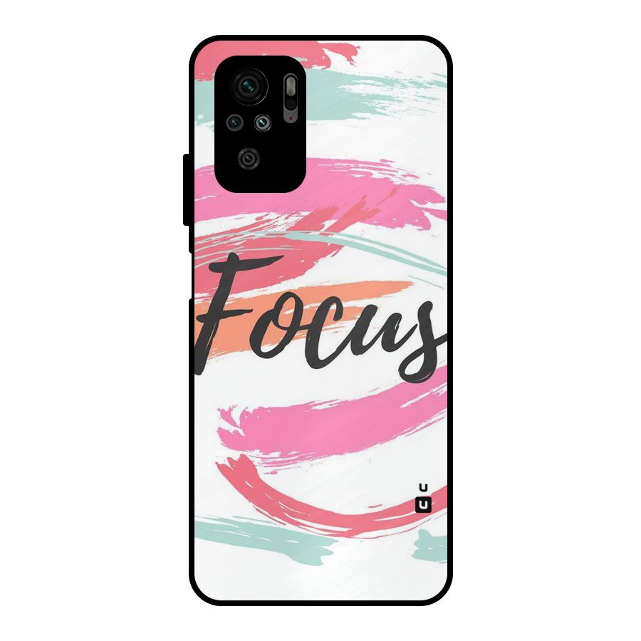 Focus Colours Metal Back Case for Redmi Note 10S