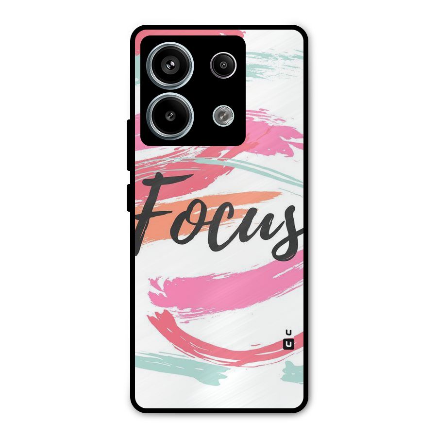 Focus Colours Metal Back Case for Redmi Note 13 Pro 5G