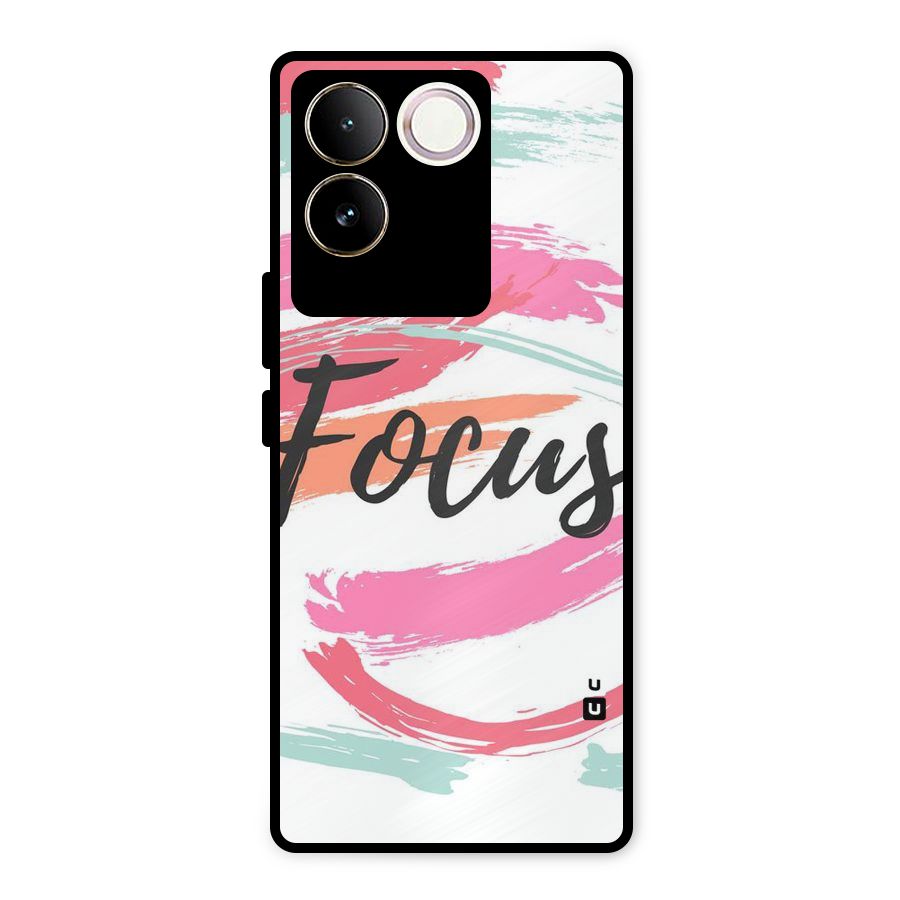 Focus Colours Metal Back Case for Vivo T2 Pro